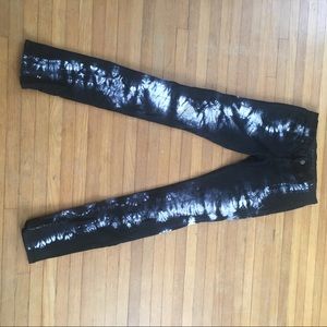 J Brand black tie-dye jeans